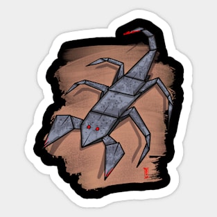 Origami scorpion Sticker